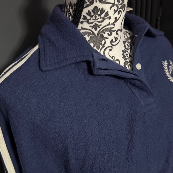 PINK Victoria's Secret Blue Polo Sweatshirt - Picture 5 of 6